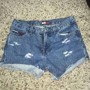 tommy hilfiger jean shorts